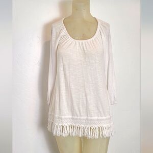 Lilly Pulitzer white tee shirt tunic